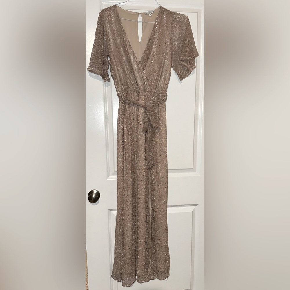 Baltic Born Grace Sparkle Gown in Champagne
